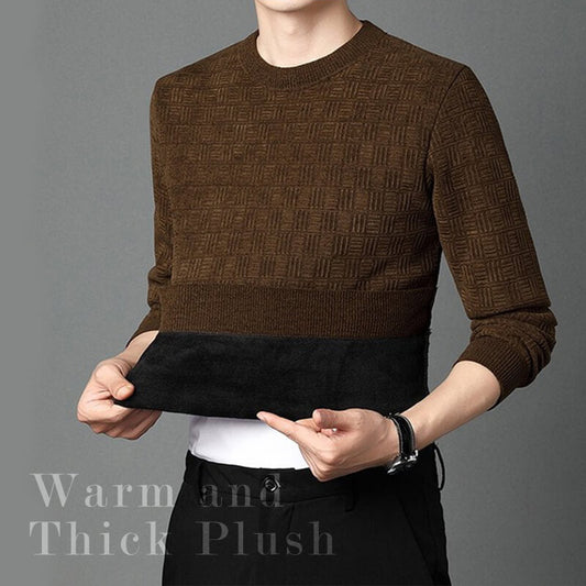 🔈🔈50% OFF🔥Men's Warm Exquisite Pattern Crewneck Knitwear🎁