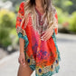 🏷️Off-Season Sale🔥V-Neck Boho Print Ruffle Dress👗