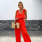 🔥🎁New arrival 50% OFF💥Women's Sleeveless Wide Leg Jumpsuit