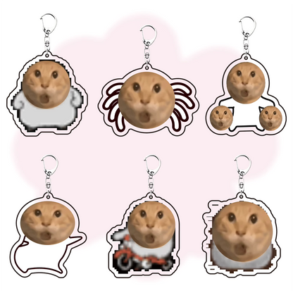 Adorable kitten keyring charm