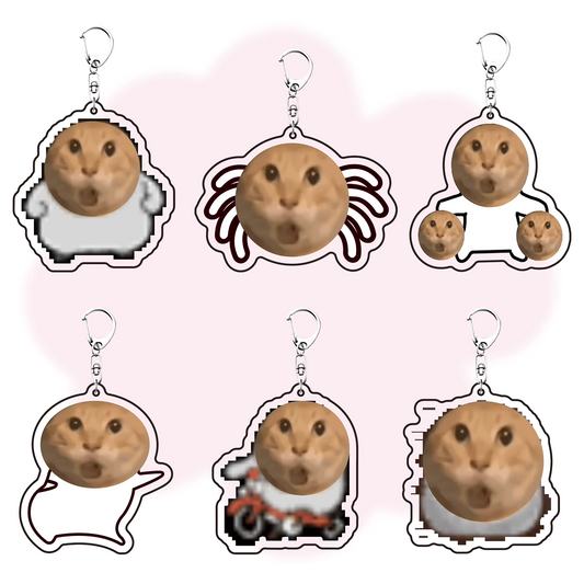 Adorable kitten keyring charm