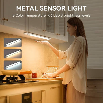🏆 Hot Sale - 50% OFF 🔥3-Color Lighting Punch-free Smart Sensor Magnetic Rechargeable LED Lights