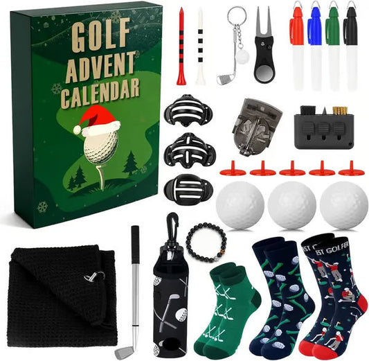 ✨🎉Golf Advent Calendar 2025 – 24 days of golf accessories and equipment, Christmas gifts for father, husband, teenage boys
