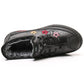 Leather Fur Moccasins Women Loafers for Elderly Females Soft Warm 🔥