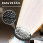 🚿Adjustable high-pressure rain shower head – 360° swivel, easy-to-clean surface, compatible with standard shower hoses 💧
