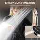 🚿Adjustable high-pressure rain shower head – 360° swivel, easy-to-clean surface, compatible with standard shower hoses 💧
