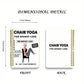 Chair Yoga Spiral Notebook for Weight Loss