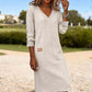 🔥Women’s Long Sleeve V-Neck Knit Dress