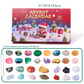 🎁Early Christmas Hot Sale 50% OFF🎅🎄24 Pcs Christmas Calendar Crystals - Natural Stone Crystal Journey