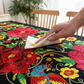🔥New Year's Special Offer:50% OFF🎉Mexican Floral Tablecloth with Scalloped Edge🏵️