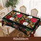 🔥New Year's Special Offer:50% OFF🎉Mexican Floral Tablecloth with Scalloped Edge🏵️