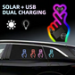 📢📢50%  OFF !! ⏰Solar-Powered Finger Heart LED Car Light