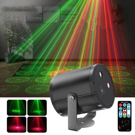 🔥🎁New arrival 50% OFF💥DJ Laser Party Light with 7 Lighting Modes & Remote