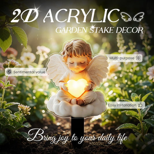 🔥🎁New arrival 50% OFF💥2D Acrylic Garden Stake Decor